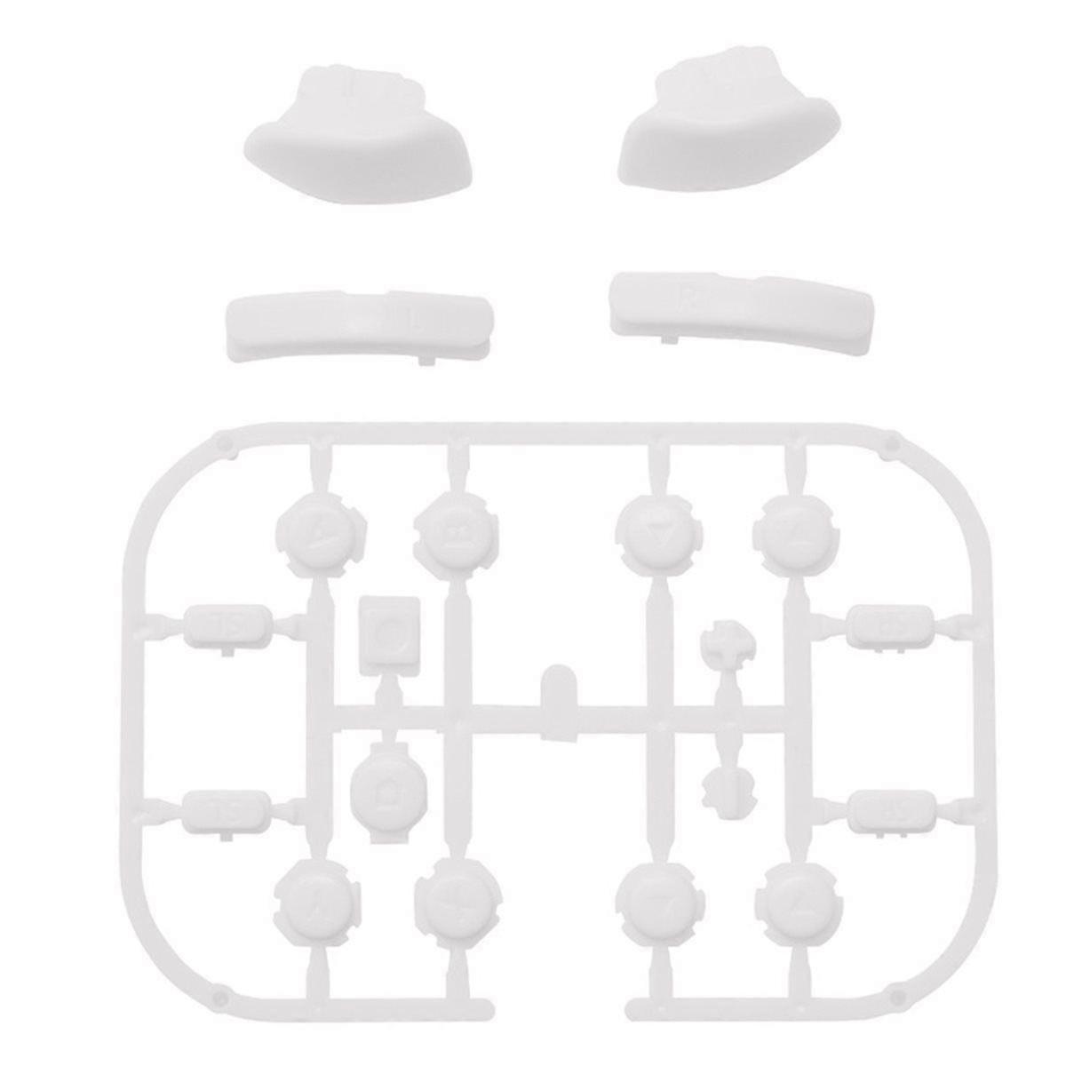 White Replacement Buttons for Model Full Set with Installation Tools Enhanced Gaming Experience