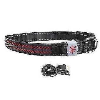 mit LED-Haustier-Blitzlicht, verstellbarem Sicherheitshalsband, wiederaufladbar, USB-Ladefunktion für Katzen und kleine Hunde