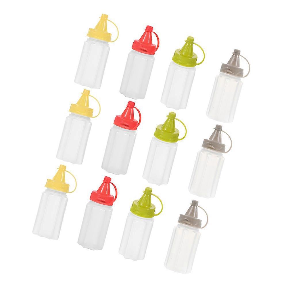 Mini Sauce Bottle Plastic Bottles for Storage Use 16Pcs Set