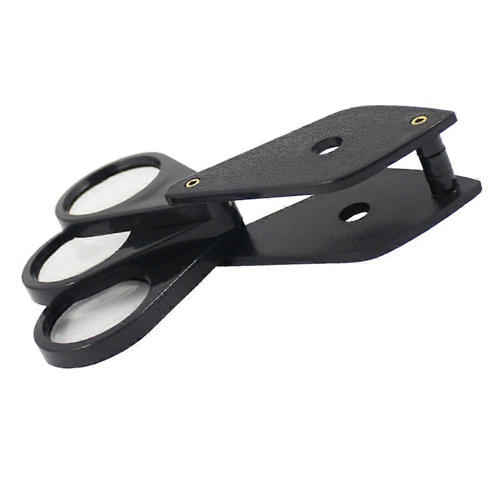 Foldable Handheld Magnifier for Reading with Acrylic Lens Compact Design
