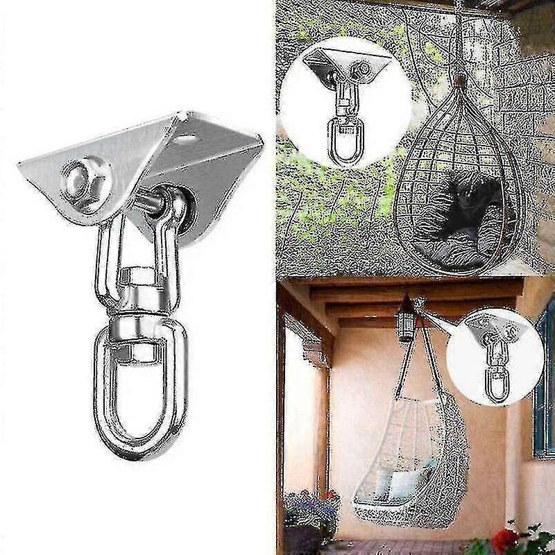 Hammocks 360 Hammock Chair Hanging Ceiling Mount Spring Snap Swivel Hooks Hardware Kit