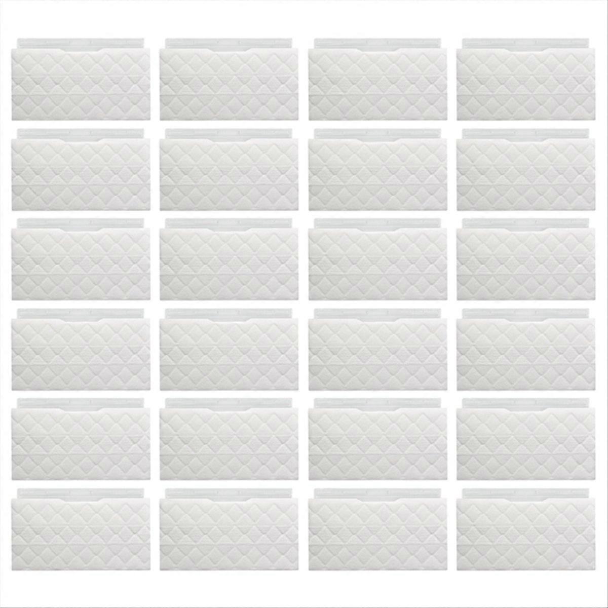 24Pack VACMOP Replacement Pads for VM252 Vacumn Mop,