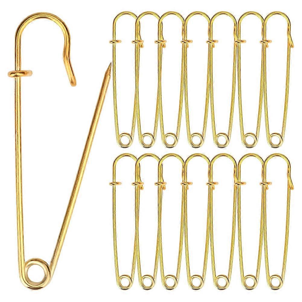 15 peças de alfinetes de segurança resistentes de 4 polegadas para cobertores/tecidos de aço