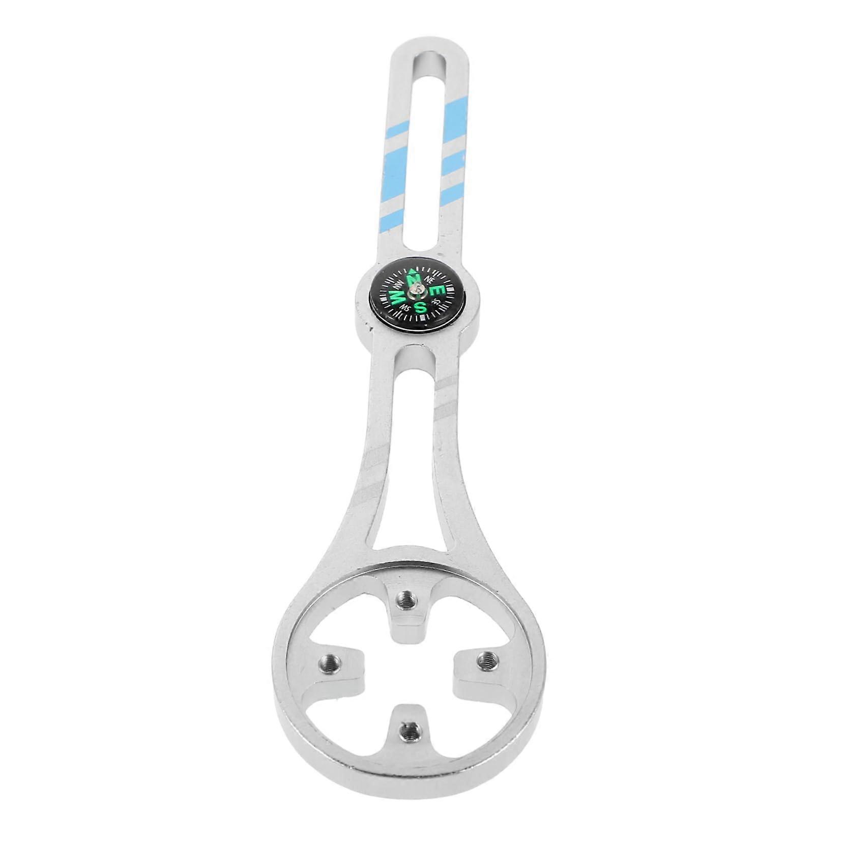 Bike Handlebar Mount with Compass Adjustable Bicycle Speedometer Holder Lightweight and Durable