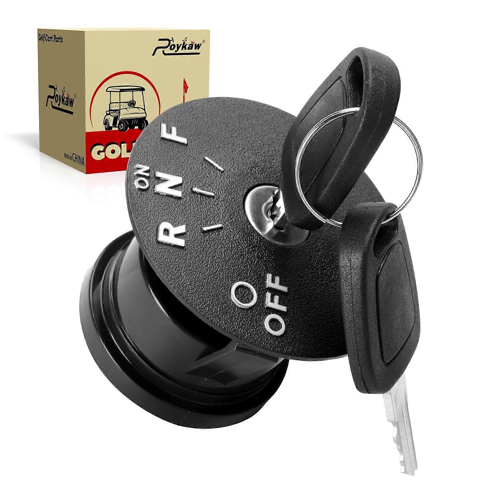 48V Golf Cart Ignition Switch OEM Replacement with 4Position Key Control and 2 Keys for EZGO RXV