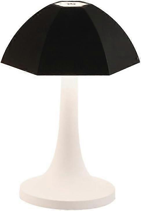 Umbrella Table Lamp with Touch Control, Rechargeable LED Desk Lamp, Dimmable 3 Color Lighting