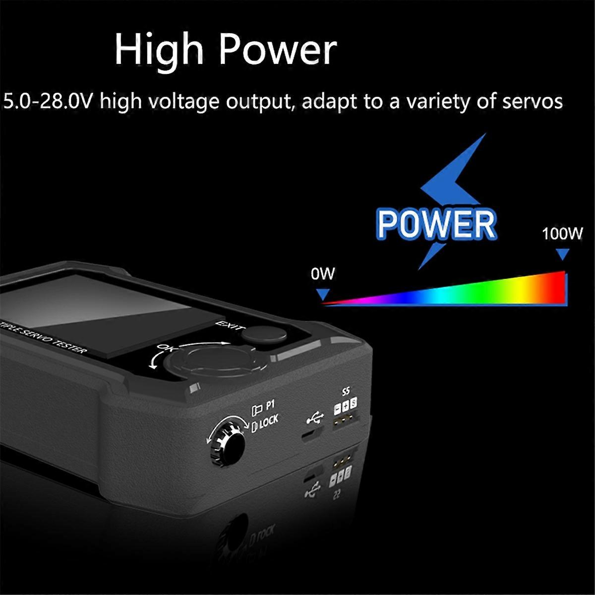 ST8 2.4 TFT 7-28V 8-Channel Servo Integrated Tester 4 Interface Signal Test