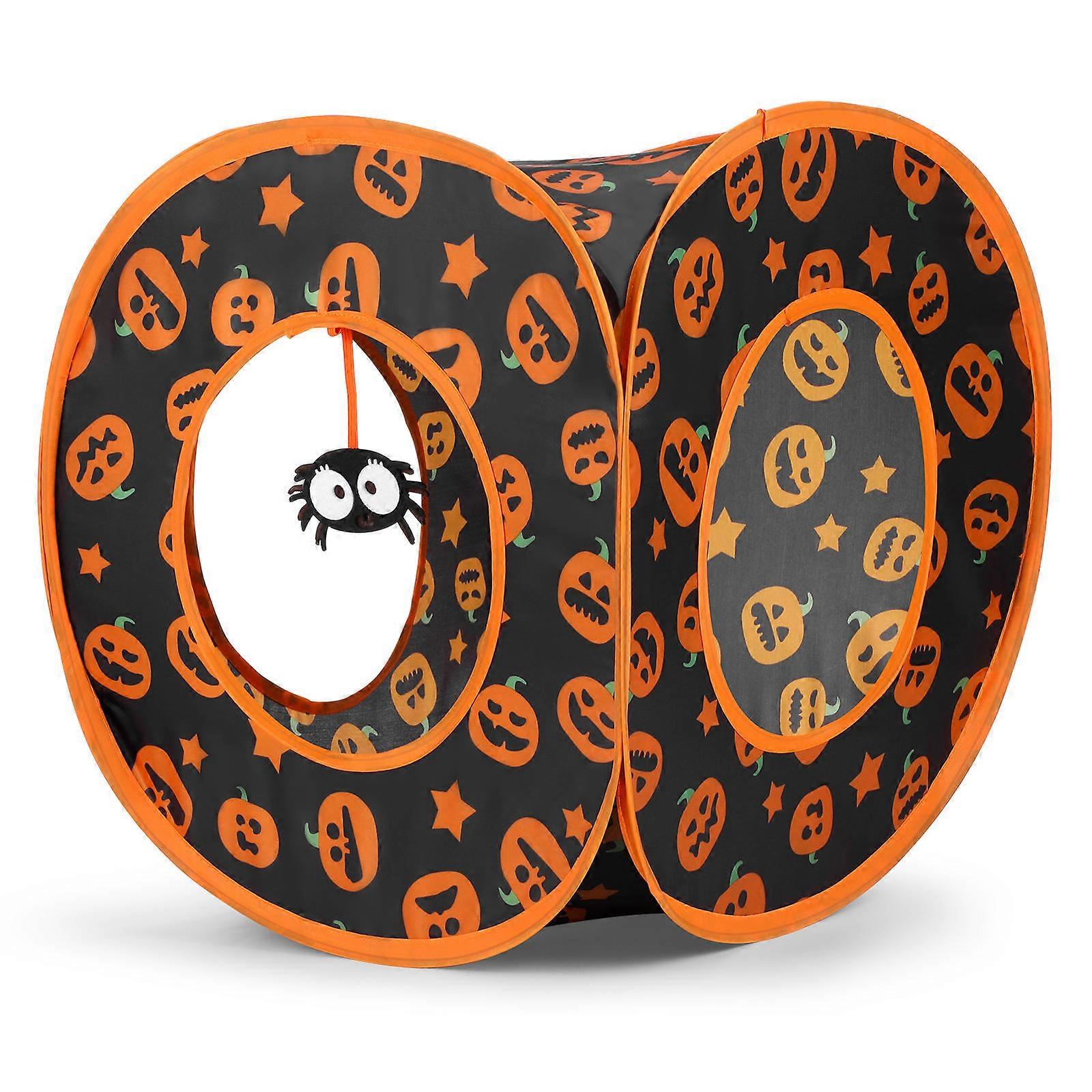 Cat Tunnel Cube Tent Toys House For Pets With Polyester Material Foldable Design 1 Set