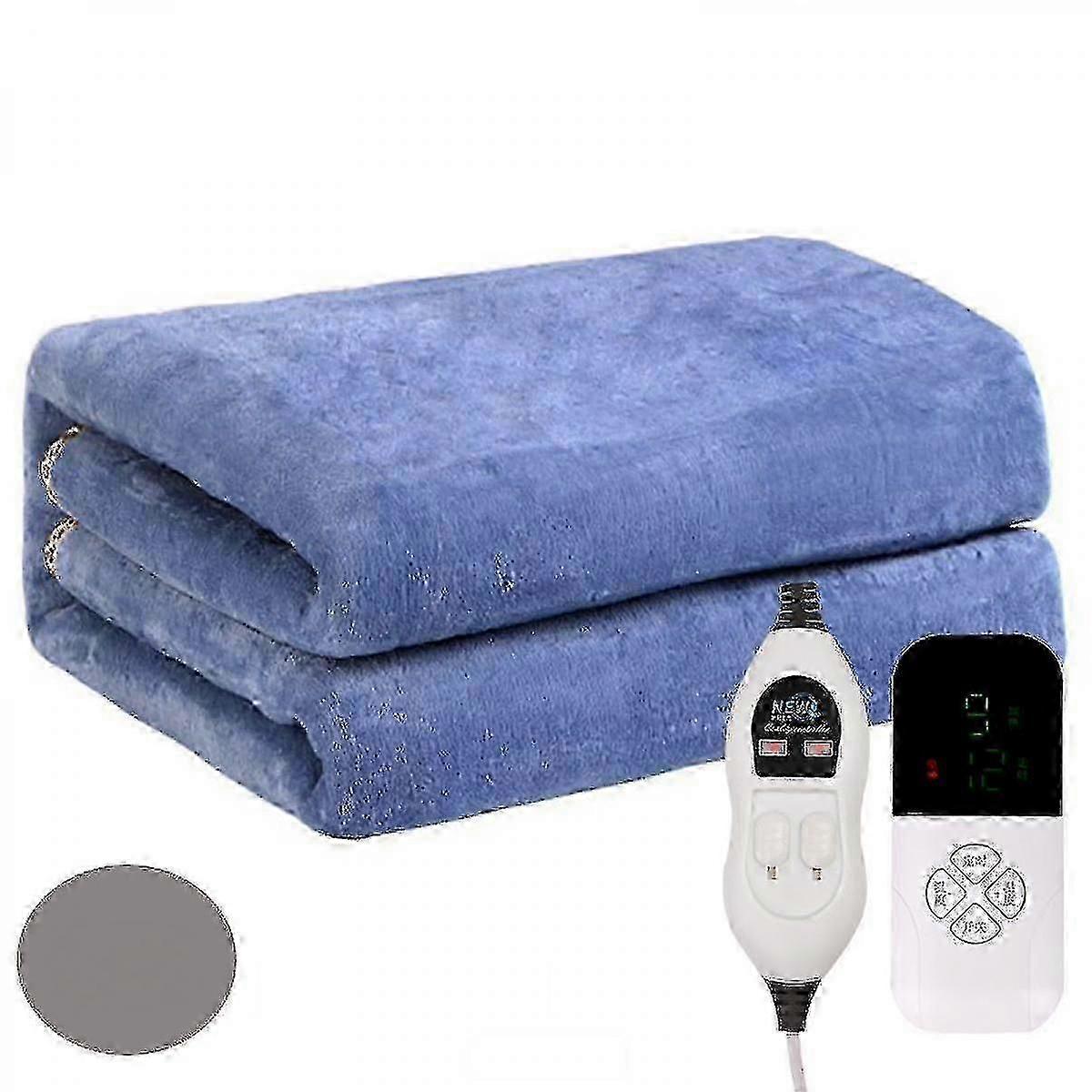 شاو ساخنة بطانية رمي الكهربائية - لينة مضلع الصوف سريع التدفئة الكهربائية بطانية مع 9 مستويات التدفئة