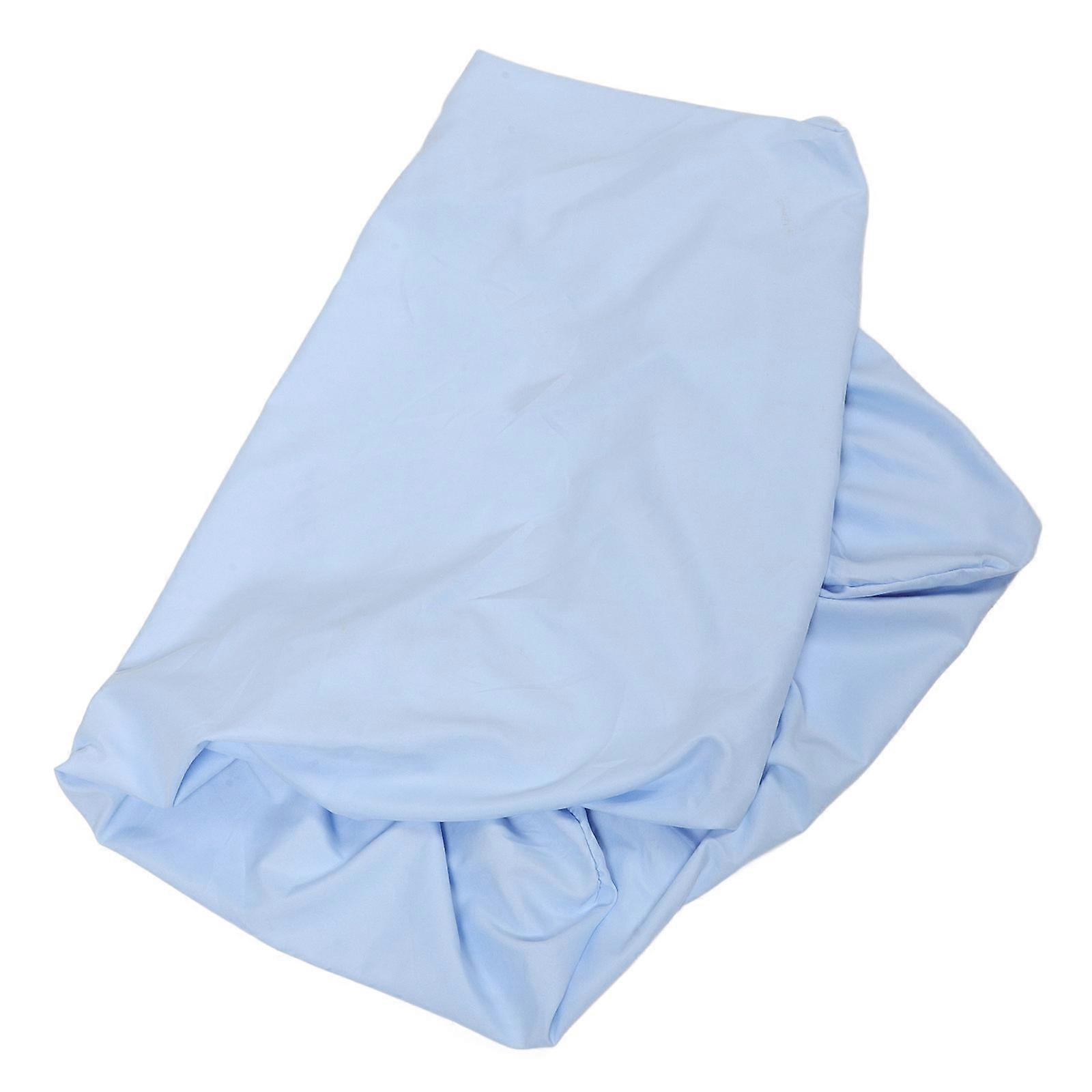 Sky-Blue Bassinet Sheet Mattress Cover for Nursery Use Made of Ultra-Fine Fiber with 1Pcs for Soft and Comfortable Sleep