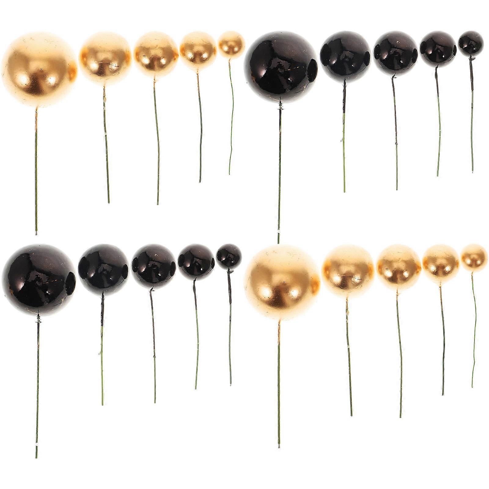 Decorative Cake Decor Delicate Cake Topper for Decoration 60Pcs Set