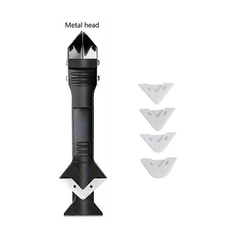 5 In 1 Silicone Scraper Sealant Smooth Remover Tool Set Caulking Finisher Smooth Grout Kit Floor Mould Removal Hand Tools Set