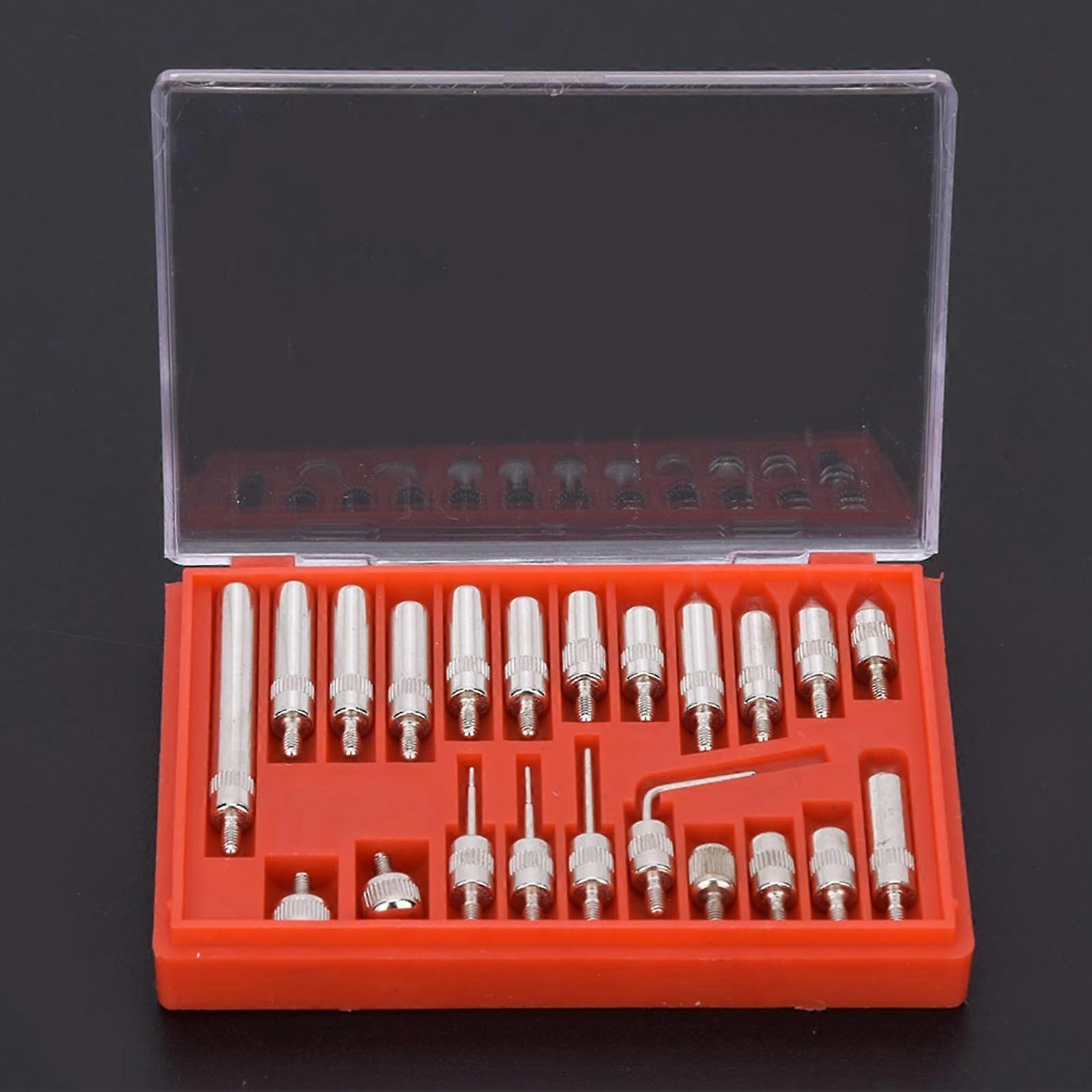 22 Piece Dial Indicator Tip Set for Precision Measurement Adjustments, Compatible with Most Indicators