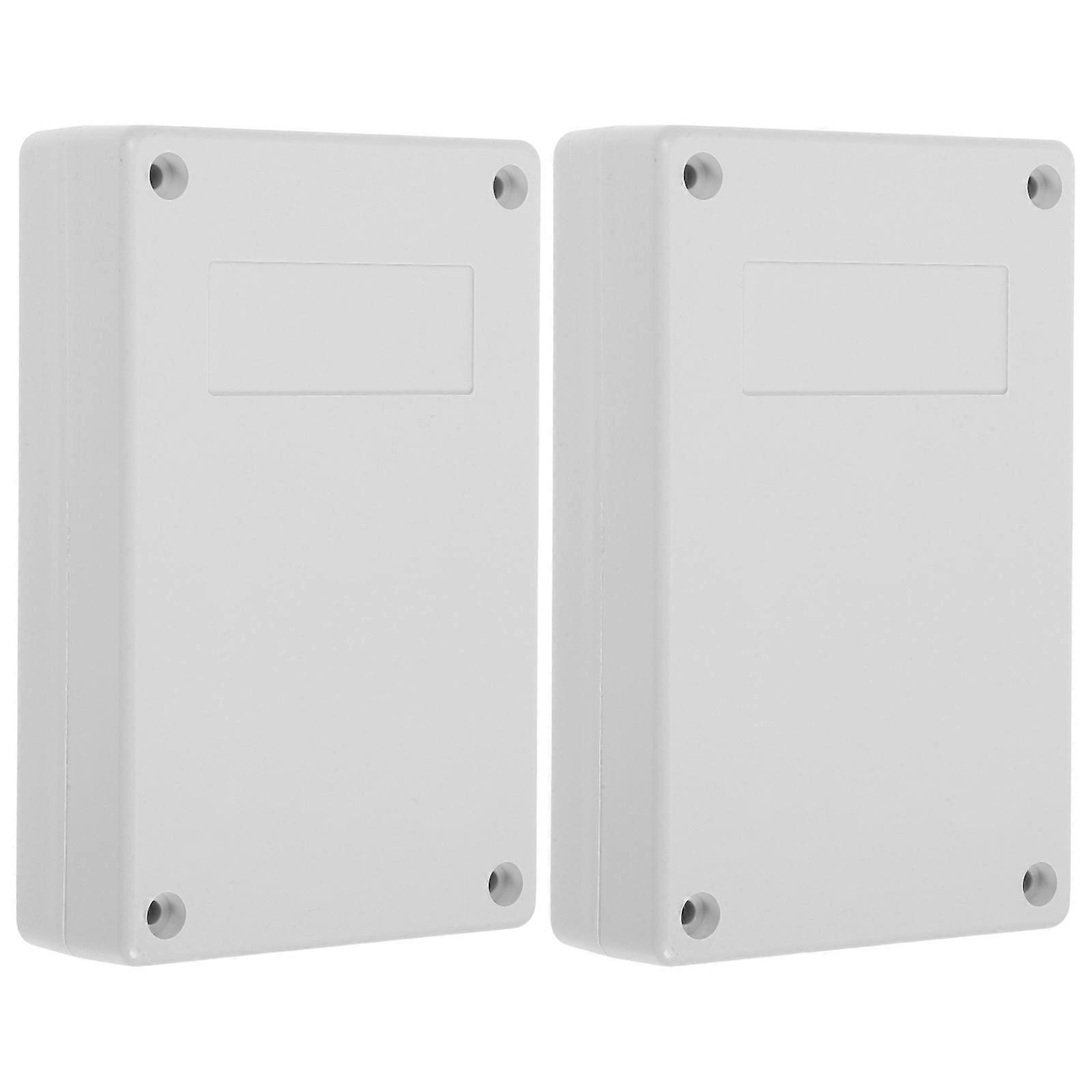 Plastic Electrical Junction Box for Wiring Installation 2Pcs High Strength Enclosure