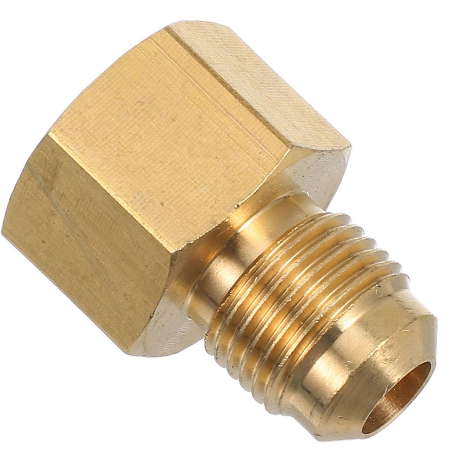 Outdoor Heater Accessory Gas Heater Brass Quick Connect Tee Adapter 2pcs Brass Pipe Fitting