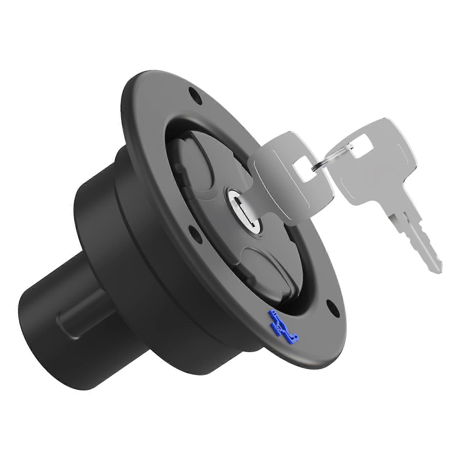 Lockable RV Fresh Water Inlet with Keys, Tilted Flow Design and Temperature Resistant Valve