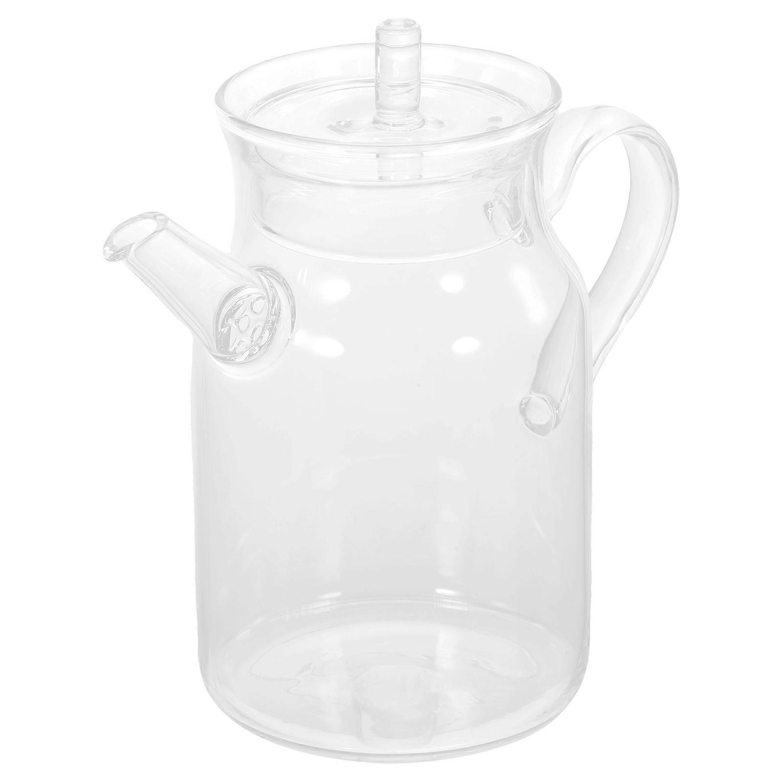 Cold Brew Tea Pot Glass Tea Kettle for Office Use 300Ml