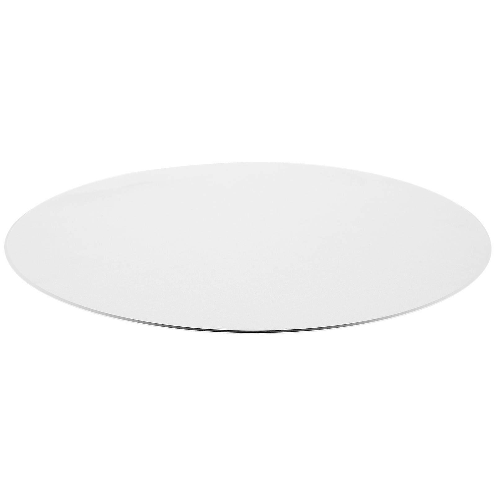 Mouse Pad Aluminum Round Mouse Pad for Computer 4Pcs Silver Set