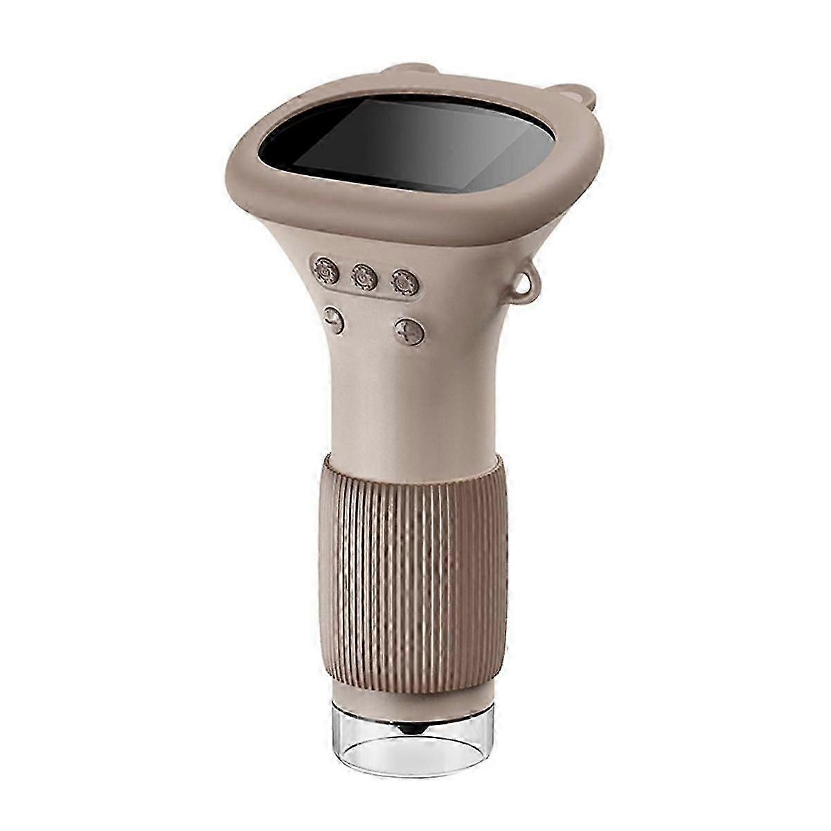 Mini Children Electron Microscope Pocket Microscope for Children with 8 LEDs Digital Microscope with Adjustment Button