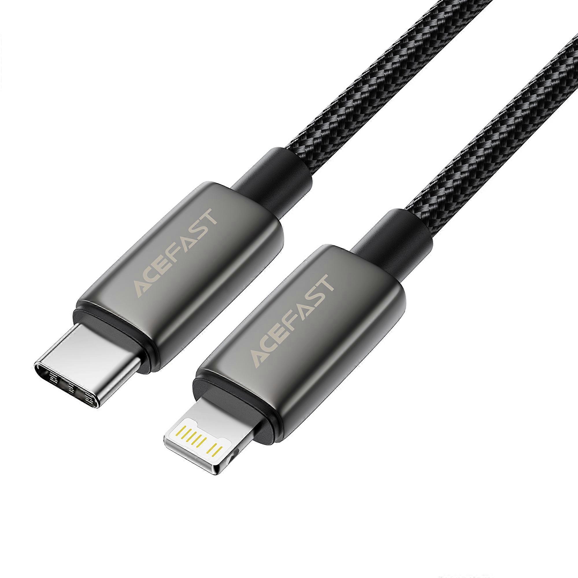ACEFAST C23-01 1.2m 30W Fast Charging USB C to Lightning Cable Braided Data Sync Cord