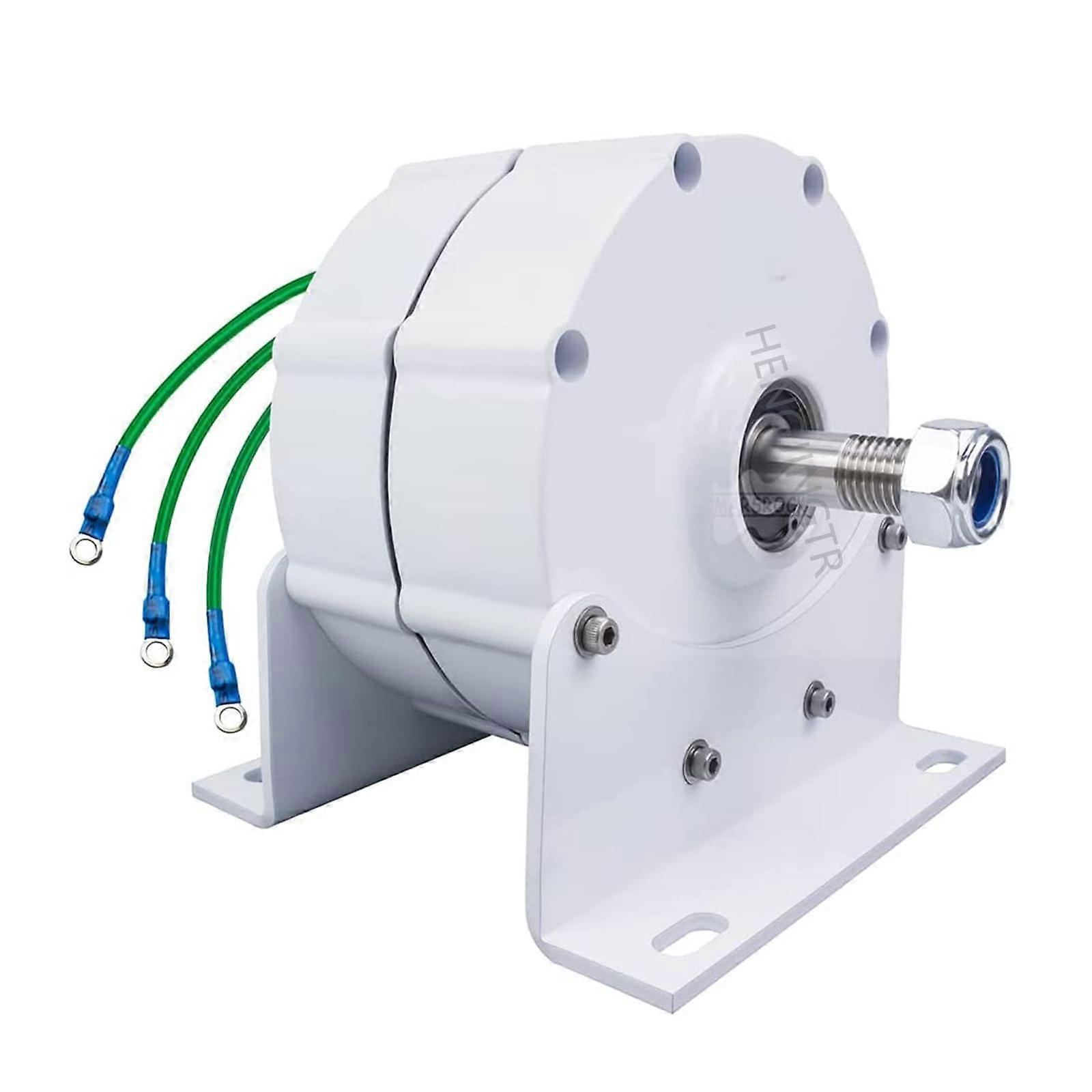 5000W 12V Gearless Permanent Magnet Generator with Base,  Efficiency 3 Phase Wind Turbine Alternator