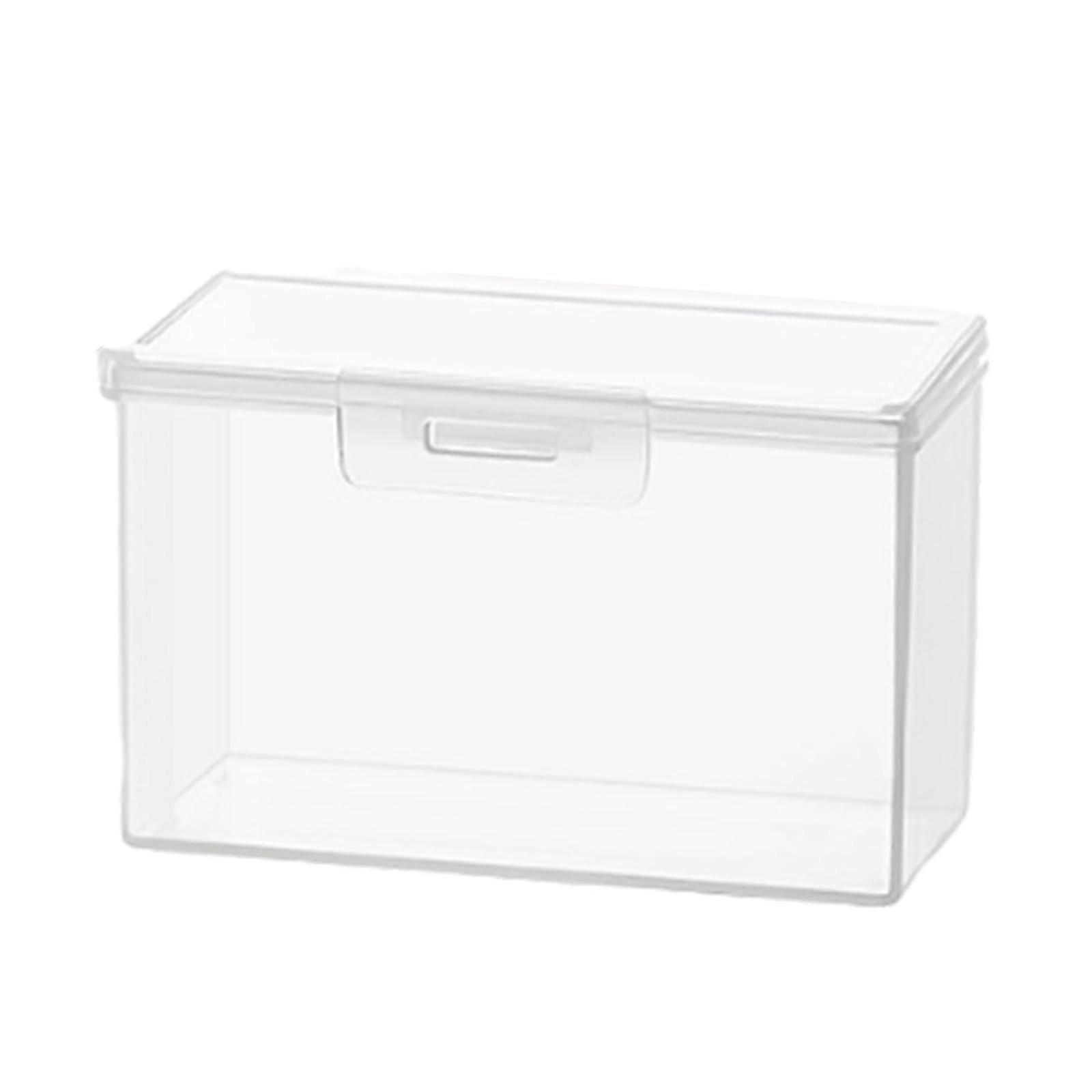 Clear Plastic Playing Card Storage Box with Dustproof Seal, Durable PP Deck Case Organizer