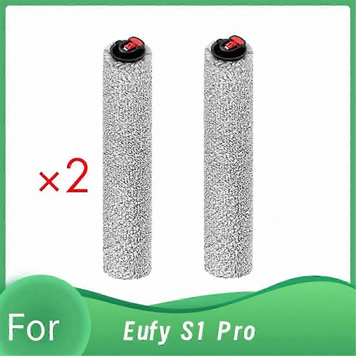 2 Pcs Roller Brush for S1 Pro Sweeper Accessories Enhanced Cleaning Efficiency