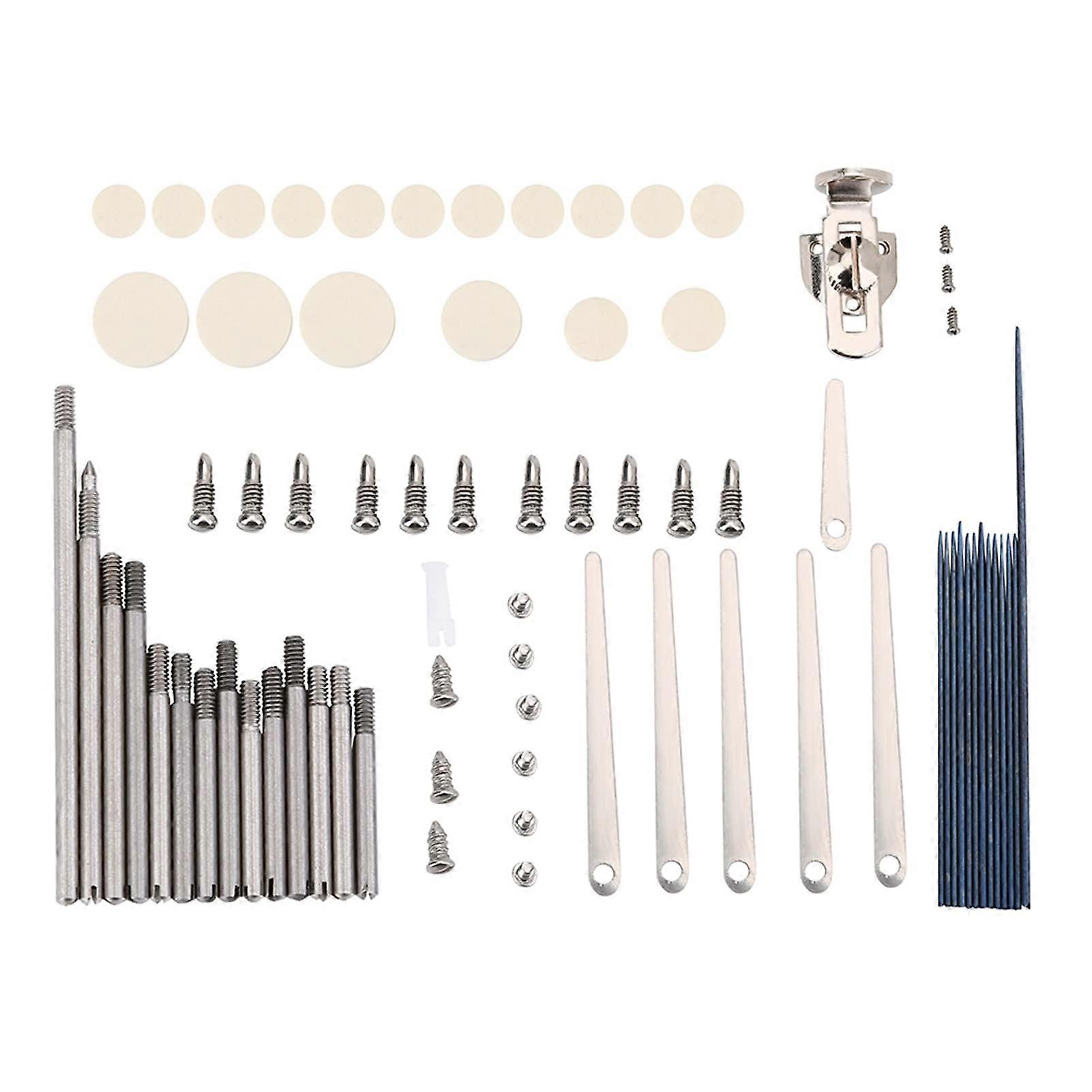 Clarinet  Kit with Replacement Screws, Durable Metal Maintenance Tools for Woodwind Instruments