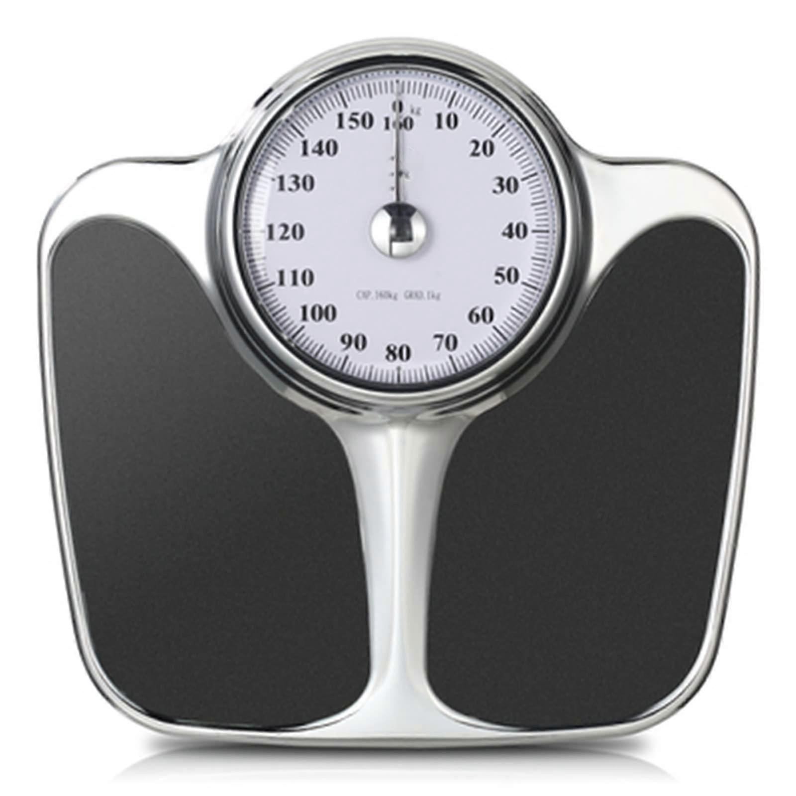 Mechanical Bathroom Scale with Oversized Precision Dial, AntiSkid Metal Platform, No Battery