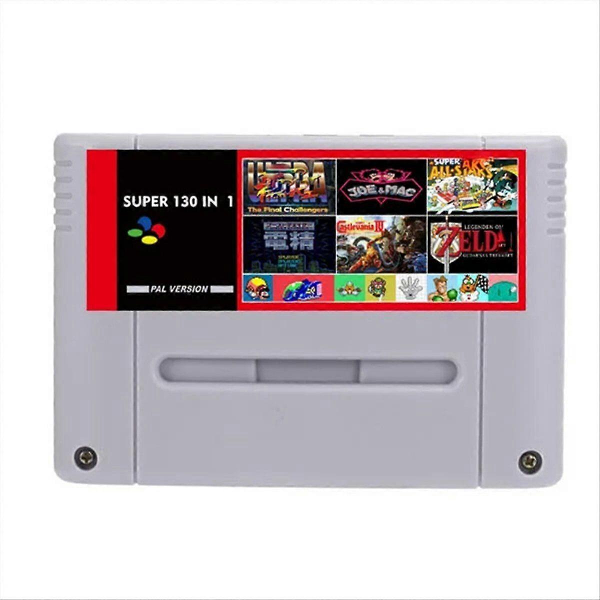 Super 130 in 1 Game Game Card for SFC 16 Bit Game Console