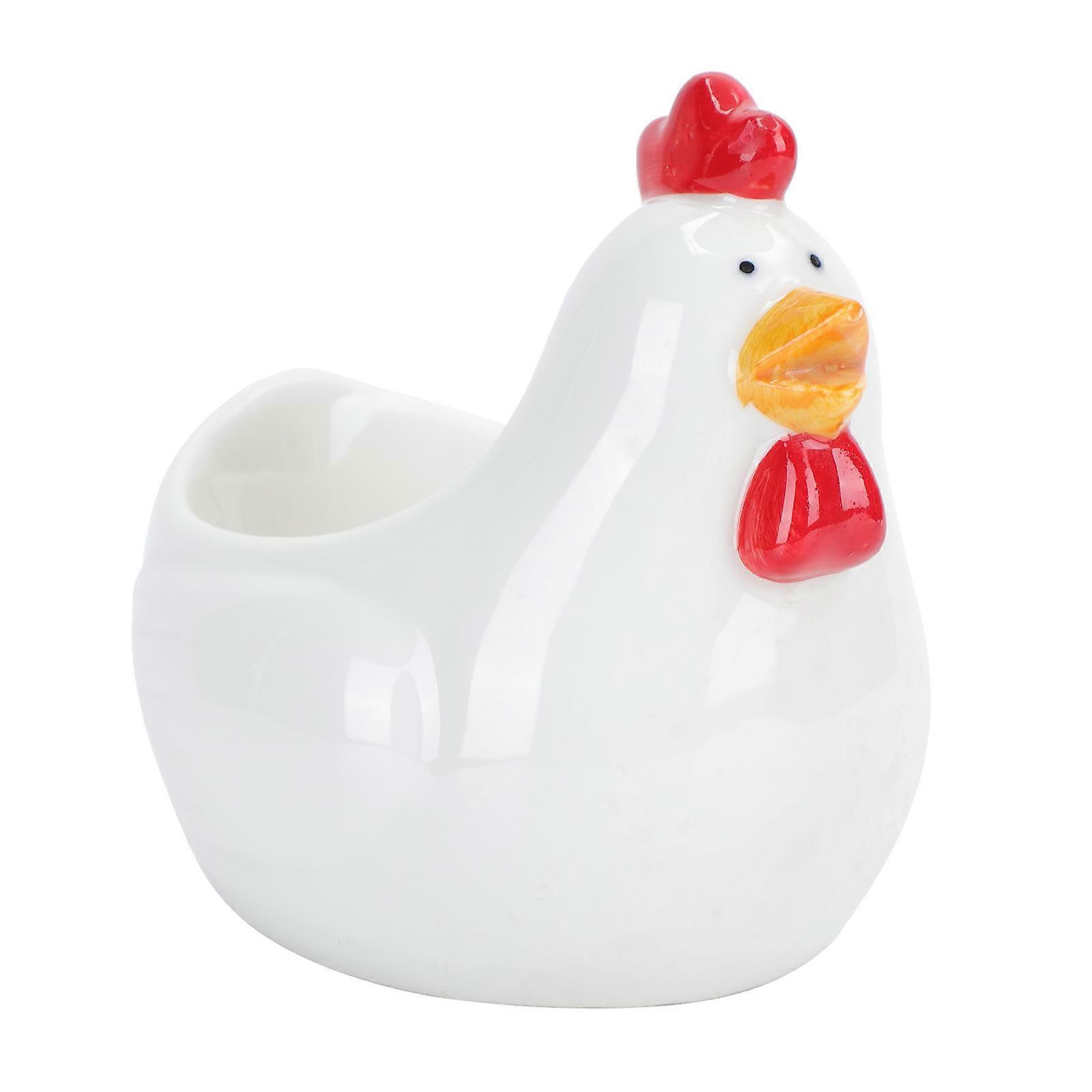 Ceramic Dinner Plate for Storage 1Pcs Creative Red Chick Food Plate