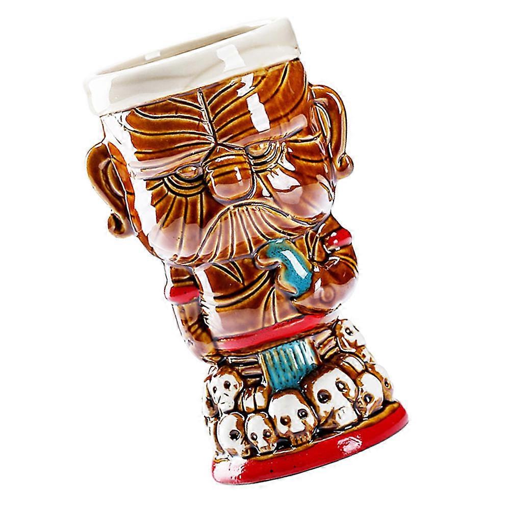Creative Ceramic Cocktail Cup for Beverage Use 1Pcs with Totem Pattern