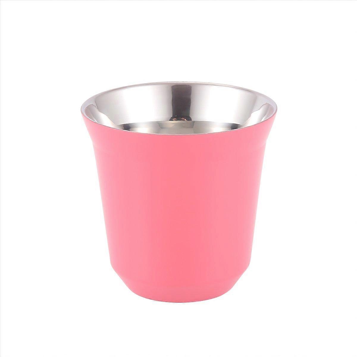 80Ml Double Wall Stainless Steel Espresso Cup Insulation,E