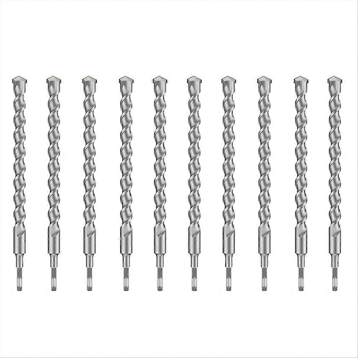 10PCS 6mm 150mm Eccentric Drill Bit Set Drill Bit Set Tools