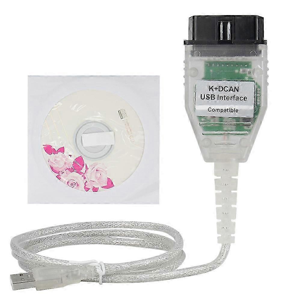 For BMW INPA Ediabas K+DCAN Chip USB Interface Car Diagnostic Tools OBD 2 Scanner Switch USB Interface Cable
