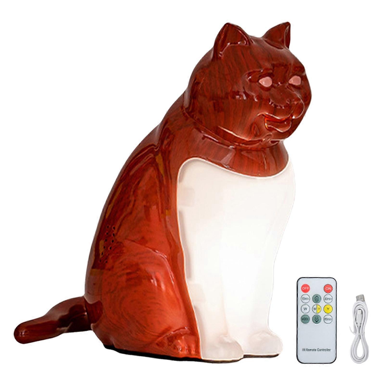 Catshaped Night Light With Aromatherapy Interactive Toy for Small Medi