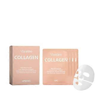 Viareline Collagen Hydrating Mask Facial Water Moisturizing Delicate Skin Texture Light Moisturizing Skin Care Mask Before Makeup