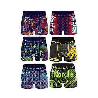 Kardio Mens Geometric Performance Boxer Shorts (Pack of 6)