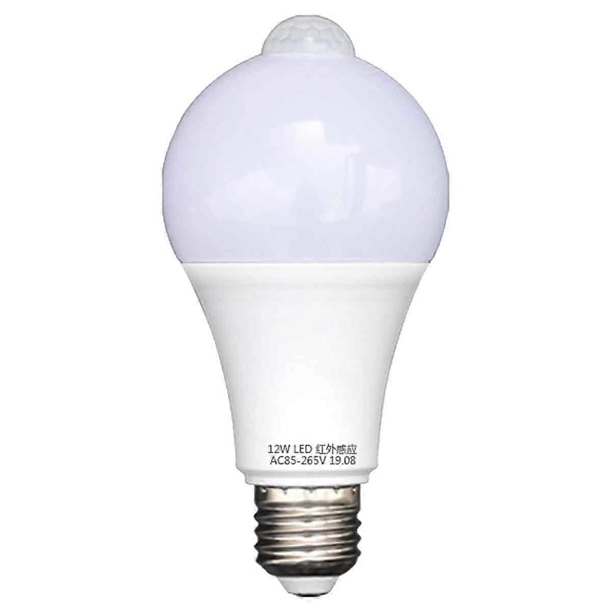 Smart LED Bulb with PIR Sensor, Motion-Activated, Wide Voltage Range