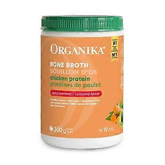 Organika knoglebouillonproteinpulver gurkemeje, 300 gram