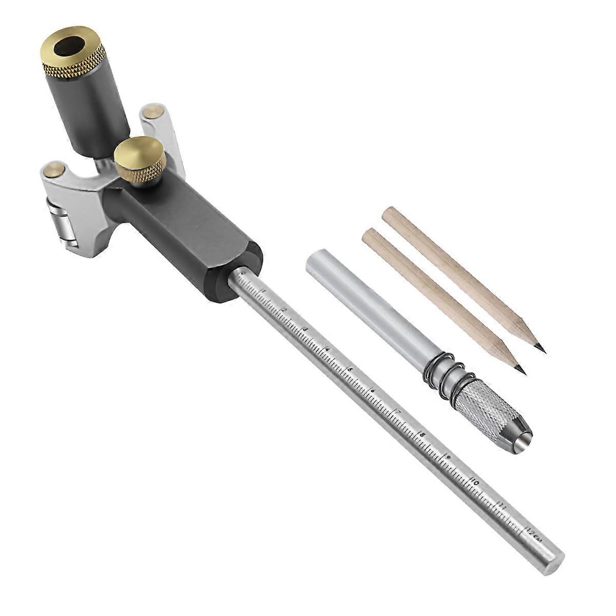 Multifunction Wheel Marking Scribing Tools Precision Marking Linear Arc Dual-purpose Scriber Solid Metal Bar Scribe Tool