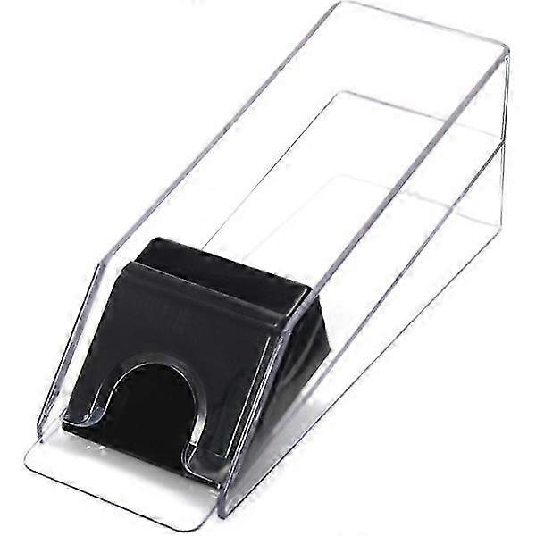 4-Deck Transparent Blackjack Dealing Shoe for Game Nights