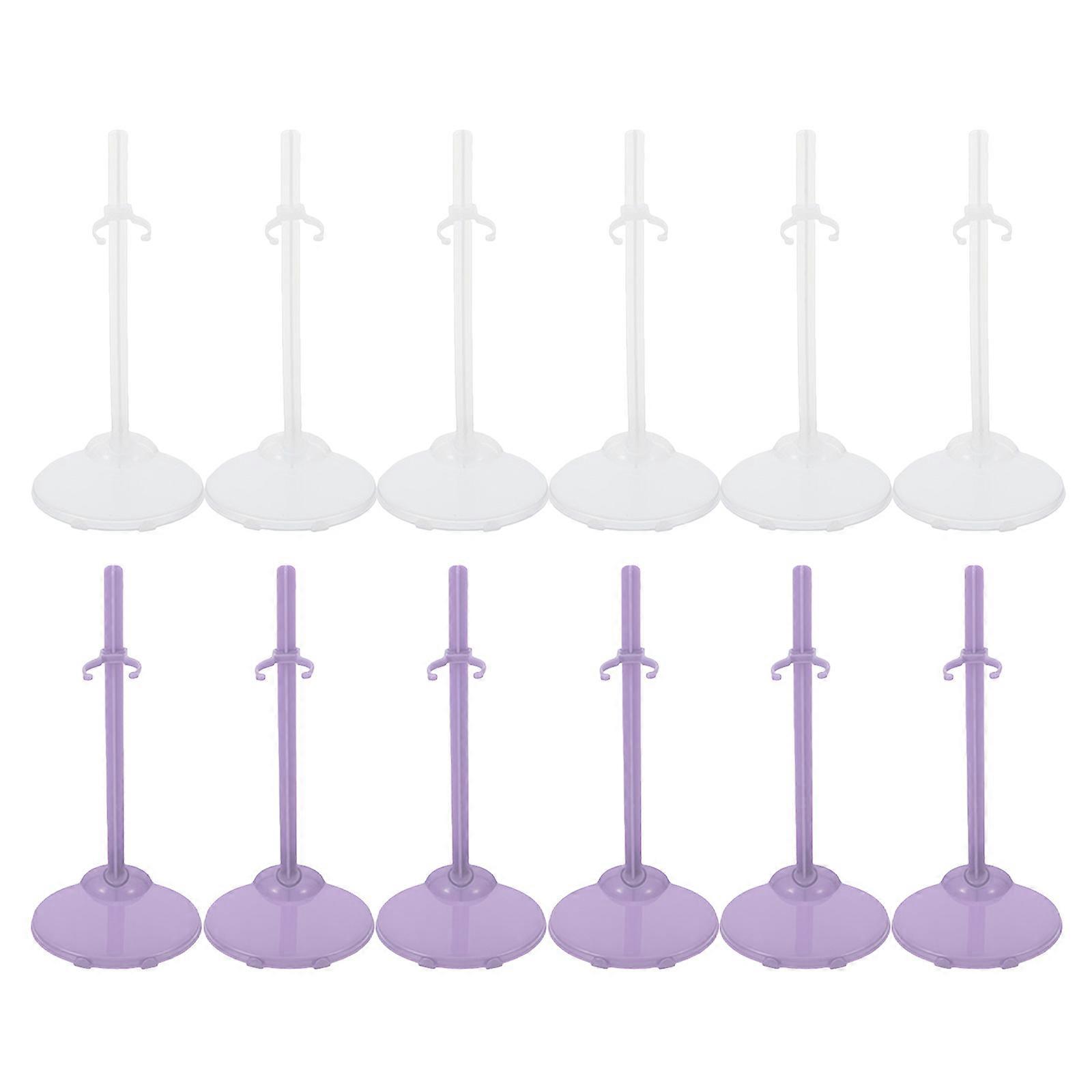 Doll Support Bracket Plastic Waist Fixed Doll Holder Including 30Pcs