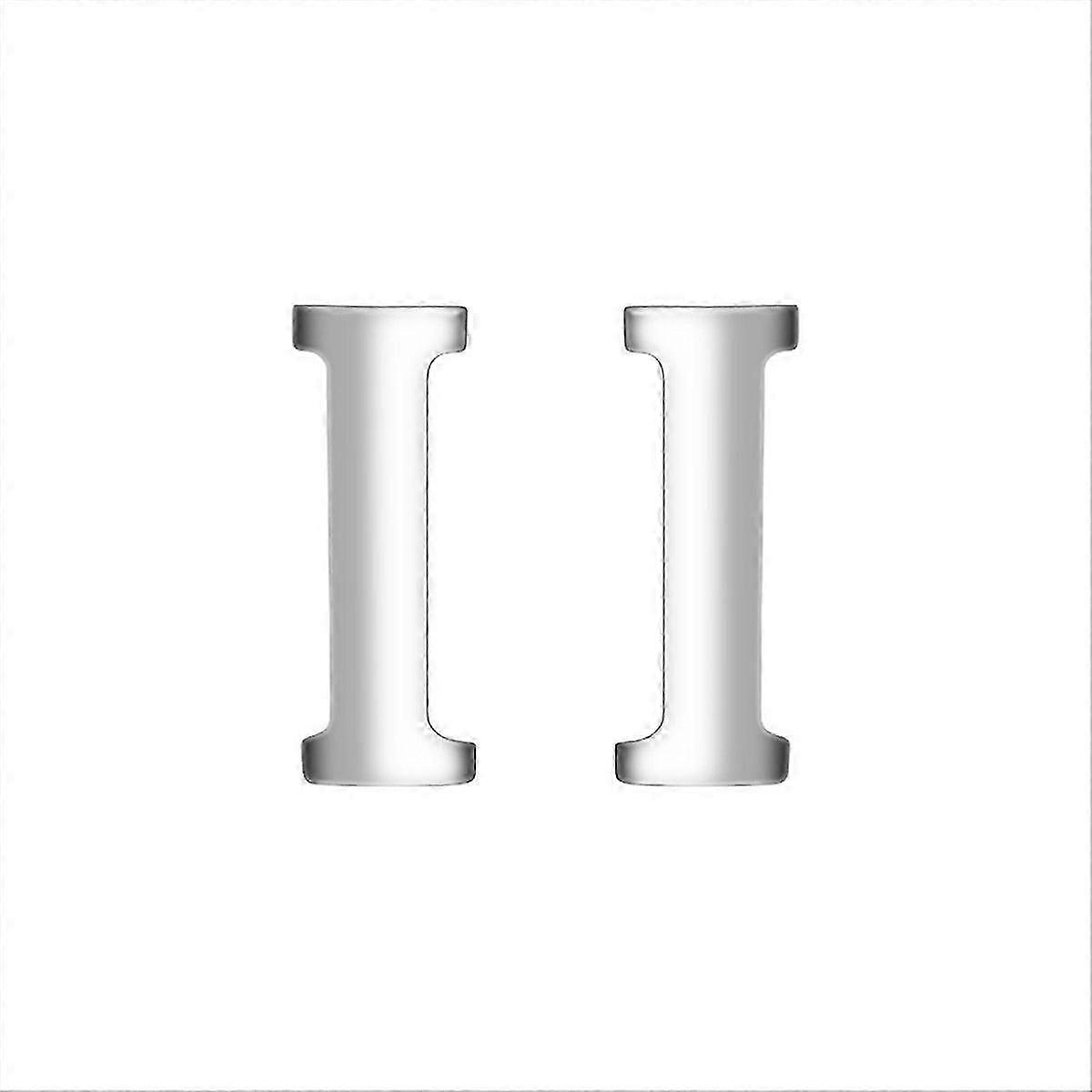 Middle Door Inner Handle Button Trim Sticker for Silver