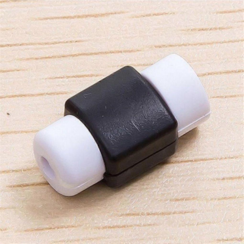 USB data cable protective case, shockproof and compatible with iPhone charging cables, color random.