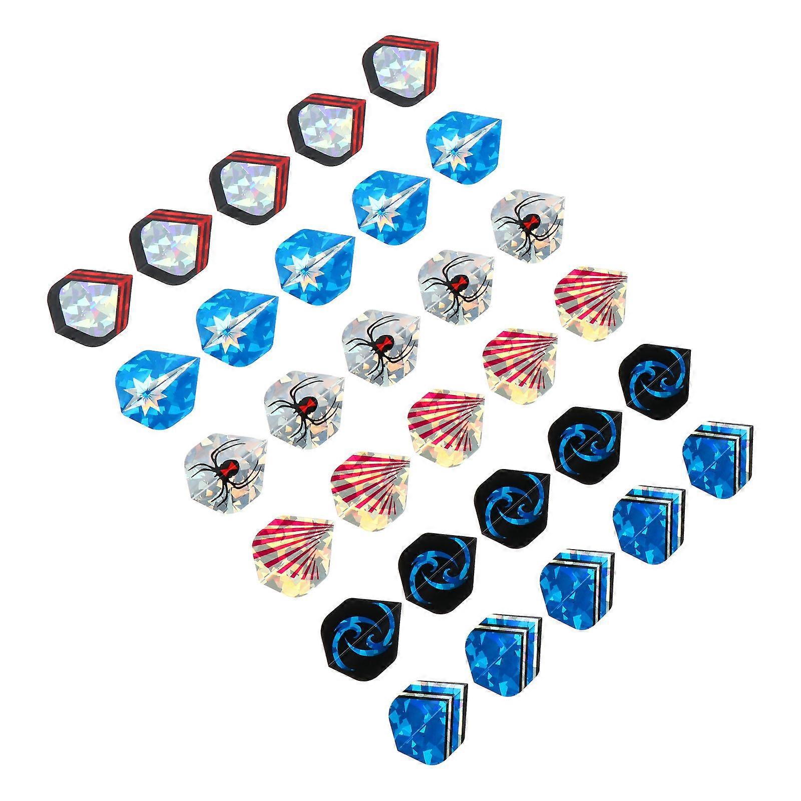 Durable Dart Wings Pet Material for Game Playing 30Pcs Kit