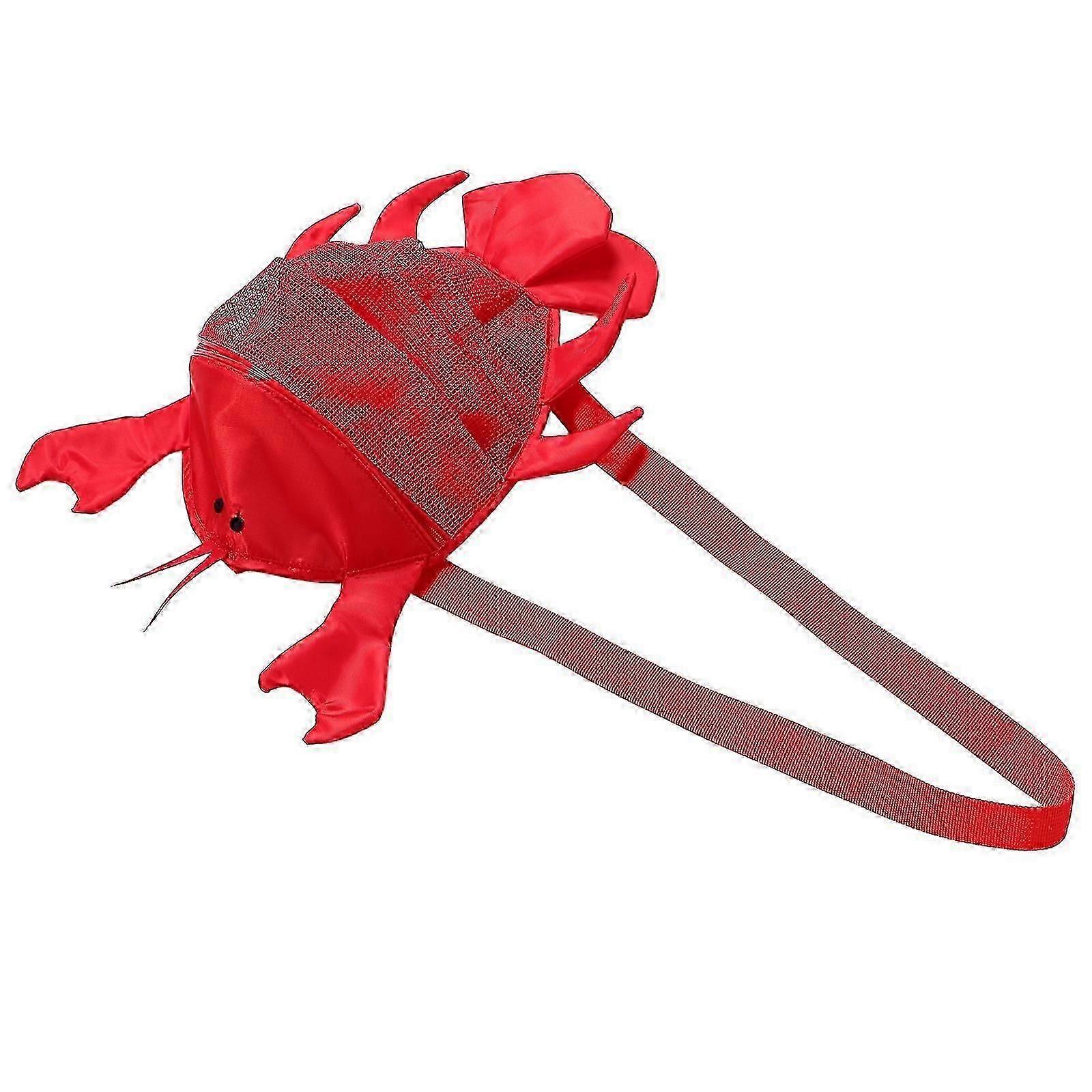 Children's Lobster Shape Mesh Beach Bag for Shell Collecting