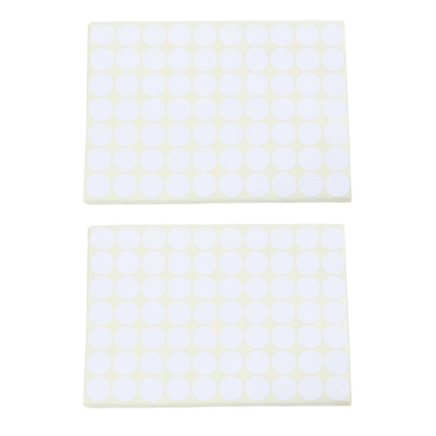 30X 19mm Circles Round Code Stickers Self Adhesive Sticky Labels