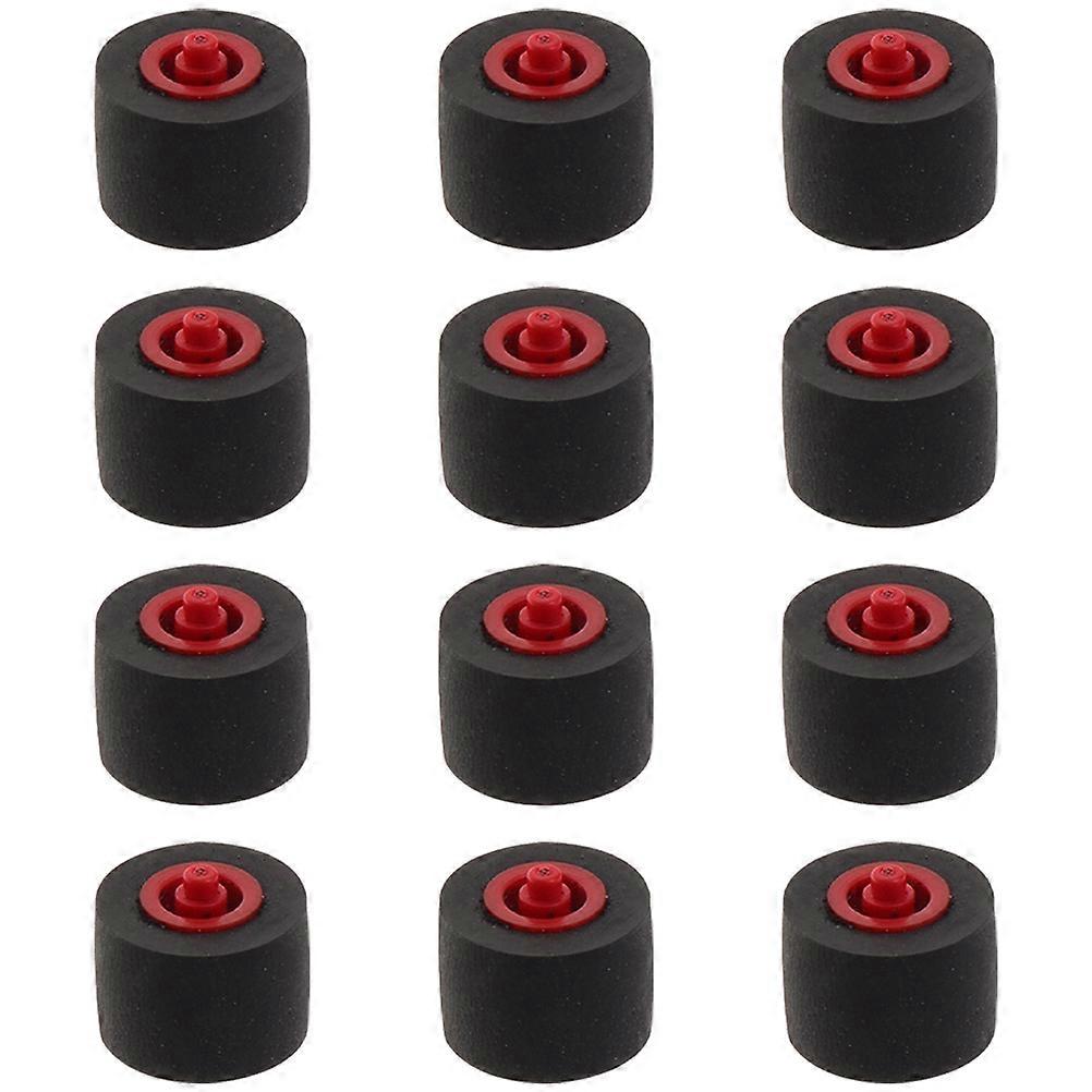 Pinch Roller Plastic Shaft for Radio Tape Function 12Pcs Durable Replacement