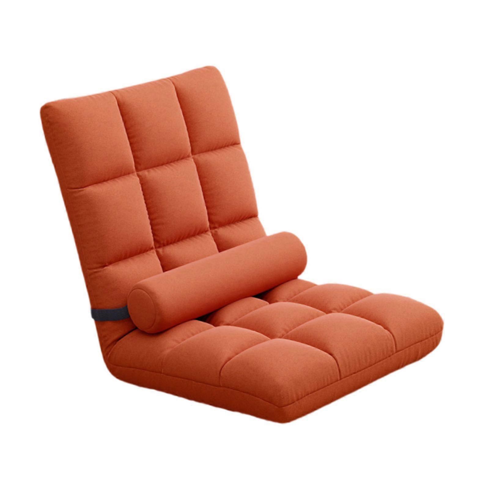 Floor Chair with Back Support Adjustable Reading Lounge Dorm Floor Sofa Sleeper